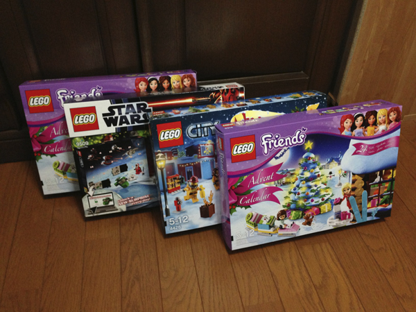[LEGO] Advent Calendar 2012 3種類到着