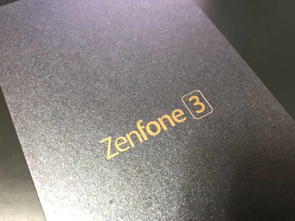 ZenFone 3 ZE520KL 買っちゃいました (NEXUS ５を割ったので)