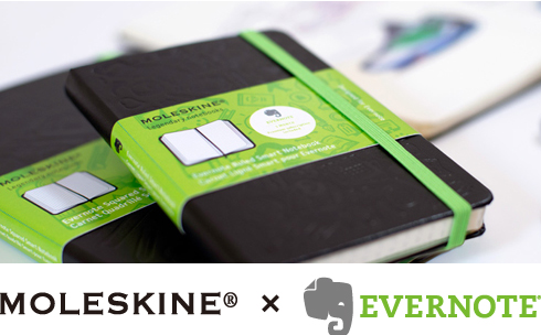 EvernoteとMOLESKINEが連携するとは嬉し過ぎる