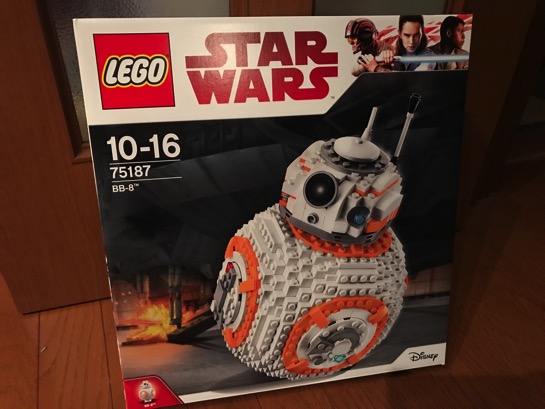 LEGO 75187 Star Wars BB-8 が届きました
